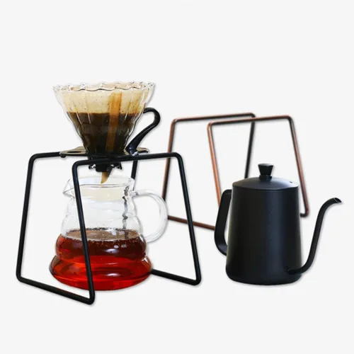 Miniatura 9 de Cabilock Soporte para filtro de café, soporte para gotero, accesorio reutilizable para gotero de café