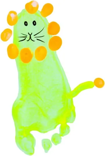 Miniatura 5 de Scribbles Kit de pintura y rodillo para dedos, seguro para niños, pintura de tela permanente, lava la piel, 6 colores neón