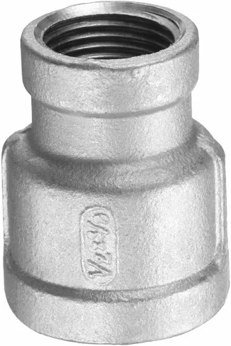 Miniatura 19 de HARFINGTON Acoplamiento Reductor 1-1/2" x 1" NPT Roscado Hembra 304 Acero Inoxidable Reductor Cónico Conexión de Tubería Fundida Adoptado para Tubo