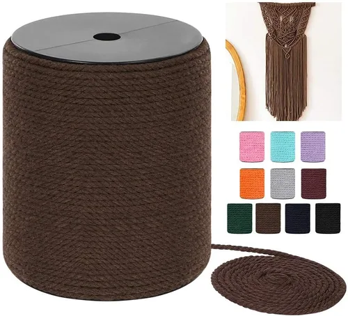 Miniatura 12 de Cordón de macramé, 0.118 pulgadas x 328 yardas