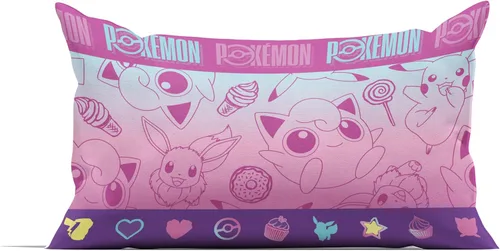 Miniatura 4 de Juego de ropa de cama NORTHWEST Pokémon tamaño completo en una bolsa, Pikachu Eevee, ropa de cama de anime para niñas y niños, ligera y dulce Ligero