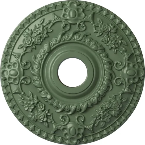 Miniatura 26 de Ekena Millwork CM18RORUS Medallón de techo de rosa, 18.0 in de diámetro exterior x 3.5 in de diámetro interior x 1.4 in de diámetro interior x 1.4