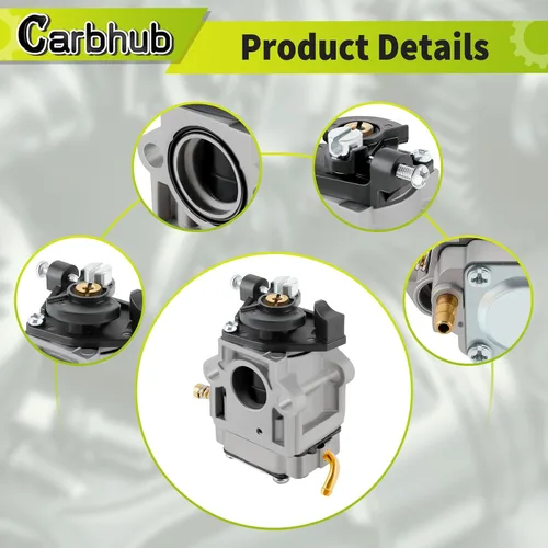 Miniatura 5 de Carbhub Carburador para Echo PB-770 PB-770H PB-770T Soplador de Mochila Reemplaza Walbro WYK-406 WYK-406-1 WYK-345-1 Echo A021001870 A021003940
