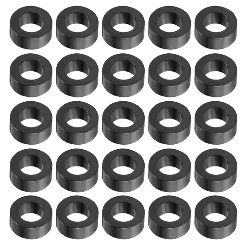 Miniatura 18 de YOKIVE 300 Pcs Black Round Spacer, Not Threaded Washers with High Insulation Effect, Keep Height Consistent, Great for M3 Screws (ABS, 3.2mmx7mmx2mm)