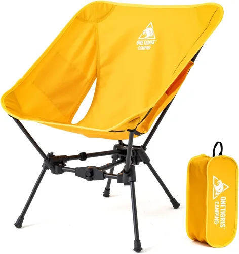 Miniatura 9 de ONETIGRIS Tigerblade - Silla de camping, ligera, plegable, silla de senderismo, compacta, portátil, capacidad de 330 libras Marrón coyote