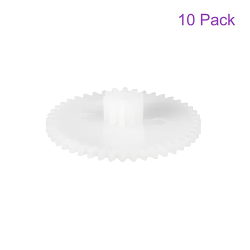 Miniatura 5 de DMiotech Paquete de 10 engranajes de plástico de 40 dientes, modelo 40102B, engranajes helicoidales de plástico para automóviles de bricolaje