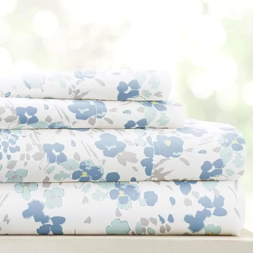 Miniatura 91 de Linen Market Sábanas para cama de tamaño King (azul claro) – Duerme mejor que nunca con estas sábanas King suaves y refrescantes – Bolsillo profundo