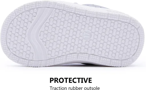Miniatura 6 de BMCiTYBM Zapatos de bebé para niños y niñas, primeros zapatos para caminar, zapatos para caminar para niños pequeños, zapatillas ligeras