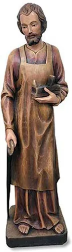 Miniatura 3 de Avalon Gallery Estatuas - Colección Val Gardena Escultura Católica Inspiradora Decoración de Iglesia, 53 pulgadas de alto, Nuestra Señora de Gudalupe