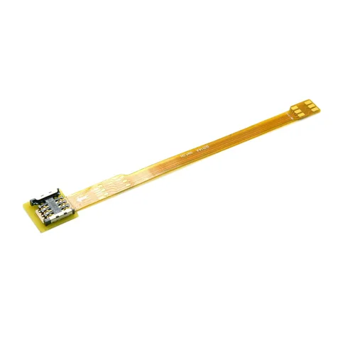 Miniatura 3 de chenyang Micro SIM Card a Nano SIM Kit macho a hembra Extensión suave plana FPC Cable Extender 3.9 in