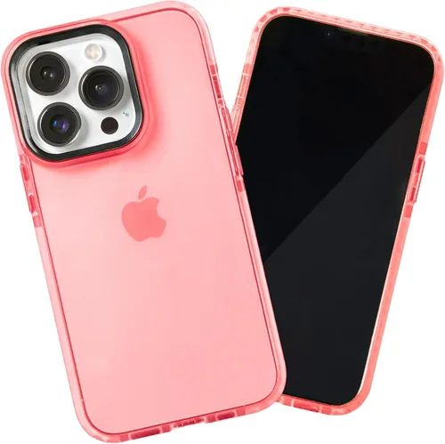 Miniatura 56 de SteepLab Funda de barrera para iPhone 13, protección de 360 grados que absorbe impactos con bisel elevado y colores llamativos (cielo azul brillante)