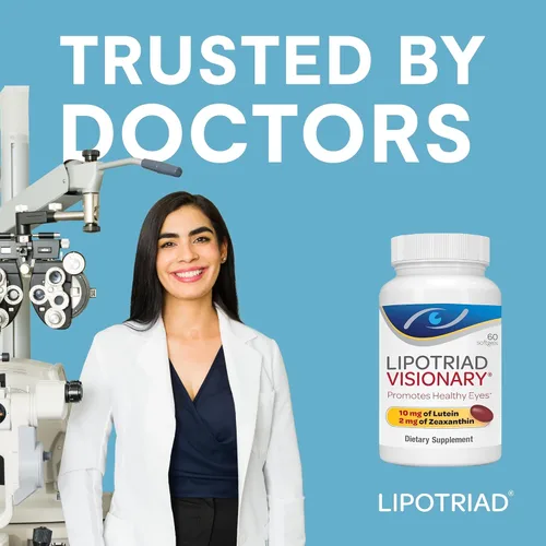 Miniatura 5 de lipotriad Visionary areds2 Base Eye Vitaminas y Minerales Suplemento – Incluye todos los 6 ingredientes clave en el estudio de Areds 2 – 2 MO