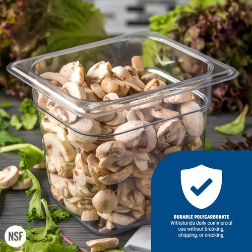 Miniatura 5 de Carlisle FoodService Products Storplus - Recipiente para alimentos, contenedor de almacenamiento de alimentos con esquinas para cucharar