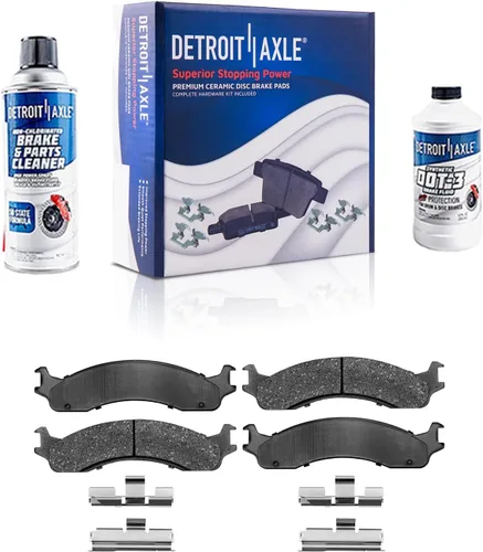 Miniatura 134 de Detroit Axle - Pastillas de freno traseras para Kia Sportage 2017-2022, Hyundai Tucson 2016-2021, pastillas de freno de cerámica 2018 2019 2020