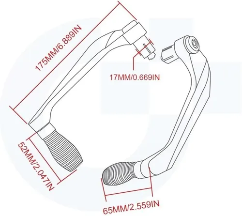 Miniatura 3 de Motorcycle Handguards, for Y&amaha XT660 XT 660 XT660 X R 2004 2017 Motorcycle Handlebar Grips Guard Brake Clutch Levers Antiskid Handle Grips Handle