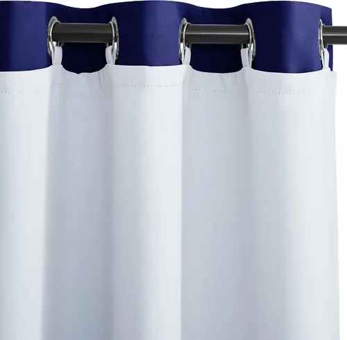 Miniatura 10 de NICETOWN Revestimientos de cortinas opacas, forros para cortinas, paneles de cortina con aislamiento térmico para cortinas largas con anillos