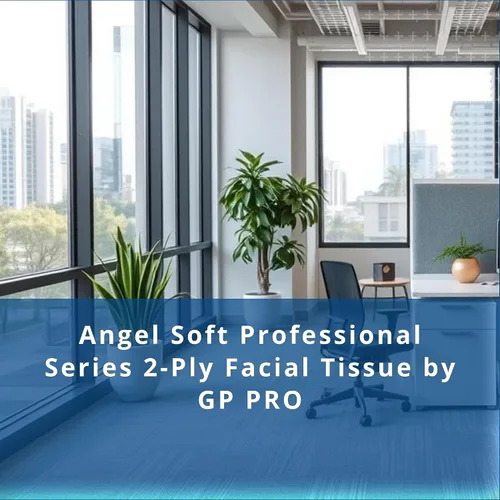 Miniatura 2 de Angel Soft Professional Series - Pañuelo facial de 2 capas (46580), 96 hojas, 36 cajas, paquete a granel, ideal para baños, salas de reuniones