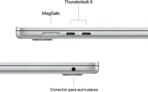 Miniatura 6 de Apple Laptop MacBook Air 2025 de 15 pulgadas con chip M4: diseñada para Apple Intelligence, pantalla de retina líquida de 15.3 pulgadas, memoria
