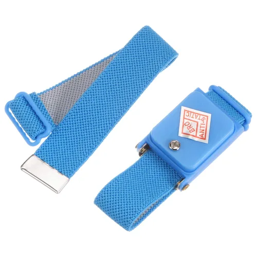 MECCANIXITY Correa de muñeca antiestática, pulsera antiestática ESD ajustable inalámbrica con pulsera de repuesto para reparación de electrónica de