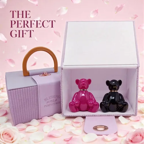 Miniatura 3 de 6PM - Juego de colonia de pareja Royal & Pink, 100 mlx2 Eau de Parfum de larga duración aroma floral y afrutado para mujeres y hombres, perfume