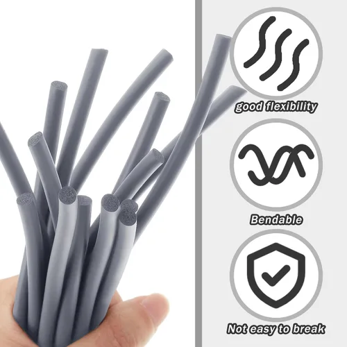 Miniatura 3 de Frienda Backer Rod - Sello de espuma de goma para calafateo para juntas de expansión, para espacios y juntas (gris, 1/4 pulgadas x 50 pies)