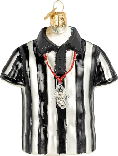 Miniatura 11 de Old World Christmas - Adorno de árbol de Navidad de balón de fútbol soplado en vidrio, decoración festiva artesanal, colección deportiva 2-Fútbol