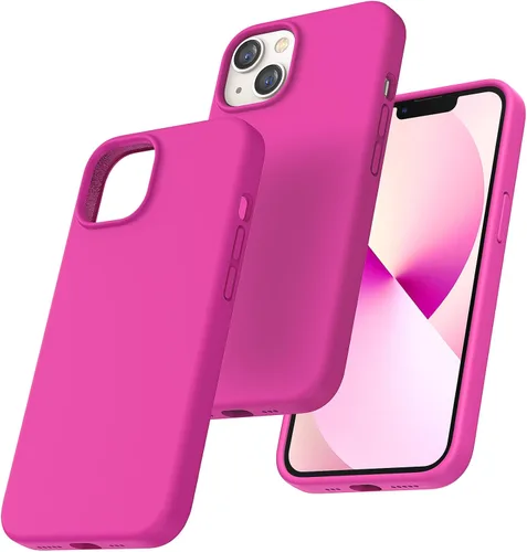 Miniatura 21 de TOCOL Funda delgada de silicona para iPhone 13 de 6.1 pulgadas, ajuste preciso, antideslizante, protección contra caídas, verde alpino
