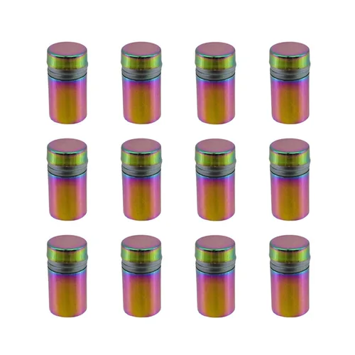 Miniatura 14 de Antrader Paquete de 12 Soportes Separadores de Vidrio de Acero Inoxidable de 3/4" x 1-1/5", Separadores de Pared Clavos de Ferretería Publicitarios