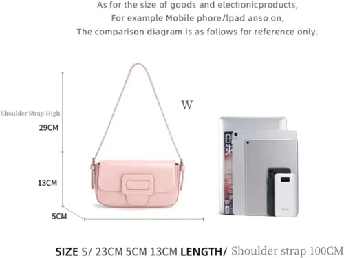 Miniatura 4 de Bolso de hombro pequeño para mujer, bolso pequeño de mano, bolso de mano