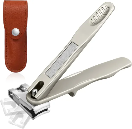 Miniatura 9 de Cortaúñas para personas mayores, cortaúñas rotativas de 360 grados con mango largo, ultra afilado, resistente, de acero inoxidable, resistente