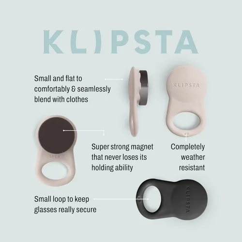 Miniatura 6 de SPEX Glasses Clips (2-pack) - Magnetic Glasses Holder for Clothes. Eyewear Strap Alternative, ID Badge Holder.