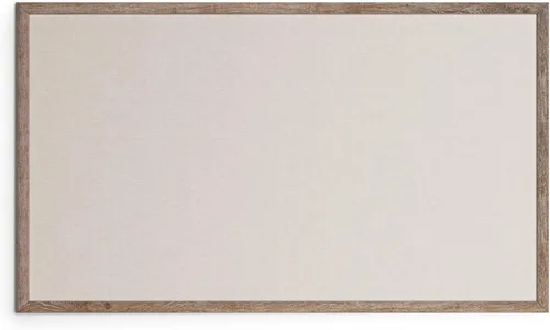 Miniatura 8 de U Brands - Tablón de anuncios de lino, de corcho de lino, 23 x 35 pulgadas, marco de madera rústica (4891U00-01)