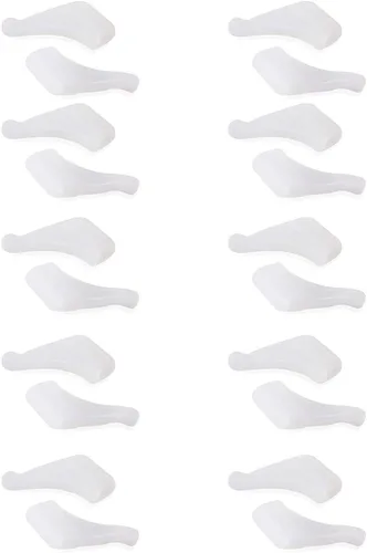 Miniatura 9 de SAIGO Ganchos antideslizantes para las orejas, retenedores de lentes de silicona para lentes de sol, 10 pares Negro