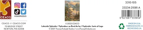 Miniatura 7 de Ceaco - Thomas Kinkade - Lakeside Splendor - Rompecabezas de 1000 piezas