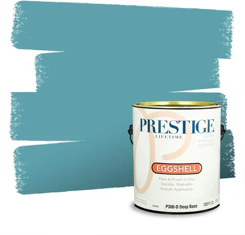 Miniatura 299 de Pintura Exterior + imprimación PRESTIGE, todo-en-uno, 1 galón, acabado mate, color comparable al Valspar* Royal Gray* VS151-Gris real