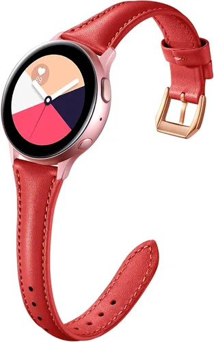 Miniatura 9 de GEAK Bandas de Cuero Delgadas Compatibles con Samsung Galaxy Watch 7 40mm 44mm/Watch 5 Pro 45mm/Galaxy Watch 6/Watch 5 4 44mm 40mm/Galaxy Watch 4