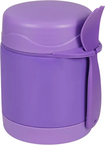 Miniatura 9 de Termo de sopa de 10 onzas para comida caliente para niños, tarro de comida aislado, contenedor térmico de almuerzo de comida caliente, caja de Negro