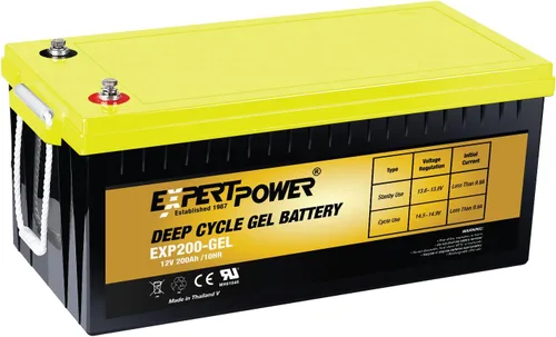 Miniatura 9 de ExpertPower EXP-100 GEL - Batería solar recargable de 12 V 100 Ah para sistema de paneles solares, remolque de viaje, RV, casa, motor de arrastre
