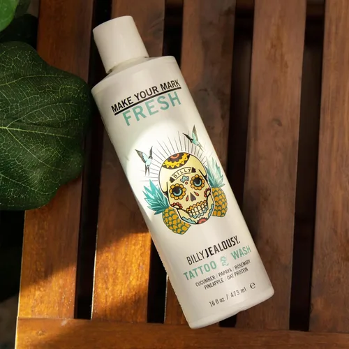 Miniatura 4 de Billy Jealousy Make Your Mark Fresh Tattoo Wash, Cleansing and Hydrating Tattoo Aftercare Enriched With Cucumber and Rosemary