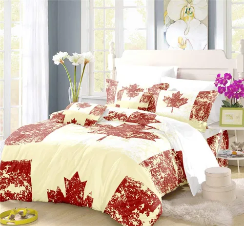 Miniatura 19 de REALIN Hawthorn Bedding - Juego de funda de edredón 3D, juego de cama de bosque japonés y río de montaña de 2/3/4 piezas, fundas de edredón