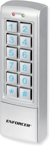 Miniatura 2 de Seco-Larm SK-2323-SDQ - Paquete de 2 teclados de acceso digital resistentes a la intemperie, estilo Mullion, 1010 códigos de usuario, relés dobles