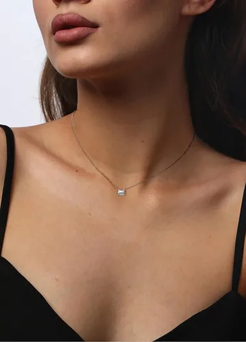 Miniatura 5 de Collares de moissanita para mujer, colgante solitario de 1 a 3 quilates, plata de ley 925, joyería para el día de la madre, regalos de boda para ella