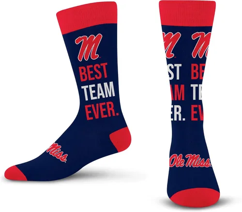 Miniatura 58 de For Bare Feet NCAA Unisex Best Team Ever Crew Sock Ncaa