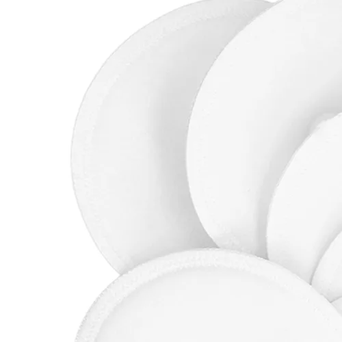 Miniatura 7 de Almohadillas de lactancia reutilizables a prueba de fugas, suaves y absorbentes para pezones dolorosos, 12 almohadillas lavables para brasier