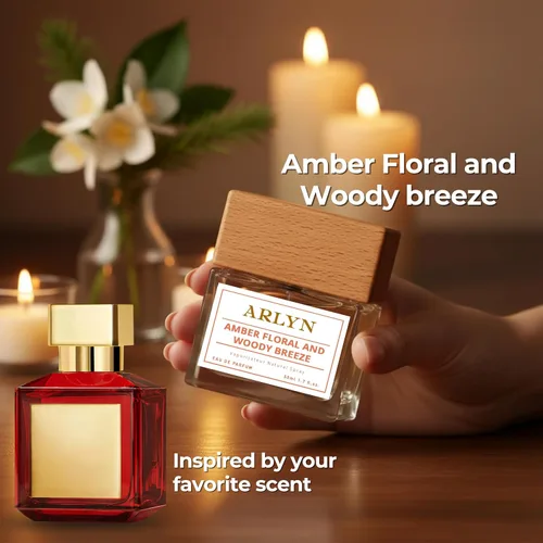 Miniatura 2 de ARLYN Amber Floral Woody Breeze Eau De Parfum inspirado en Bc.arat Ruge 540, perfume de larga duración para hombres y mujeres, vegano y respetuoso