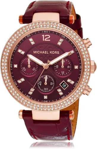 Miniatura 2 de Michael Kors - Reloj Parker de acero inoxidable con detalles de diamantes