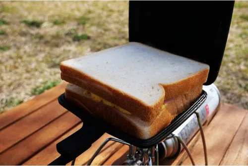 Miniatura 8 de AILITOR Cocina de hierro fundido para tartas de campamento, para sándwiches de fogata (paquete de 2)