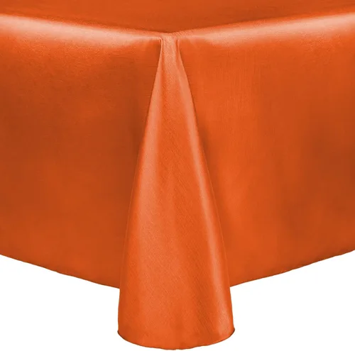 Miniatura 19 de Ultimate Textile Majestic - Mantel ovalado reversible Shantung Satin (72 x 120 pulgadas), color amarillo claro