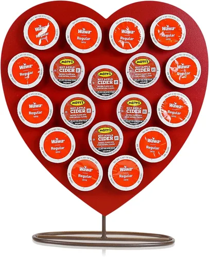 Miniatura 5 de Made Easy Kit Soporte de cápsulas de café para encimera frontal compatible con K-Cups, decoración de barra de café para el café del hogar