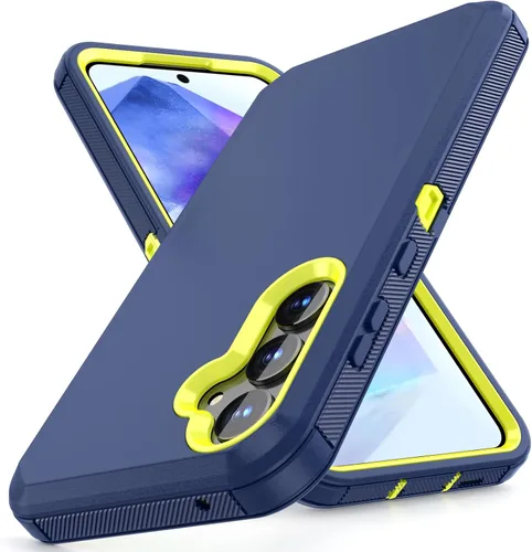 Miniatura 8 de Jiunai Funda para Samsung A16, a prueba de golpes, antipolvo, protección resistente, de doble capa, borde elevado, para exteriores, híbrida